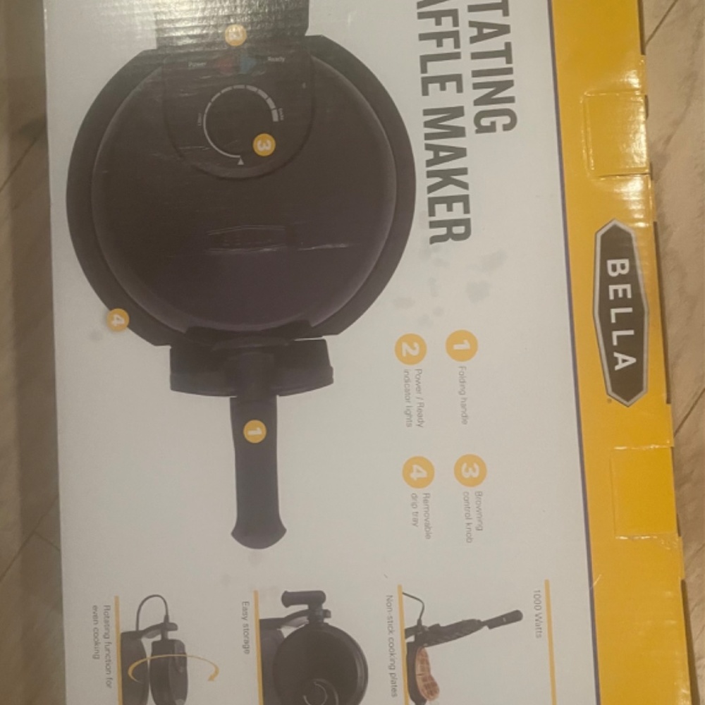 Rotating waffle maker - Picture 2 of 2